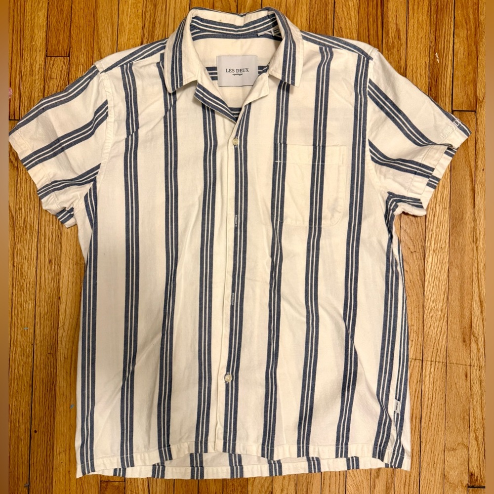 Nautical Striped Men's Casual Shirt